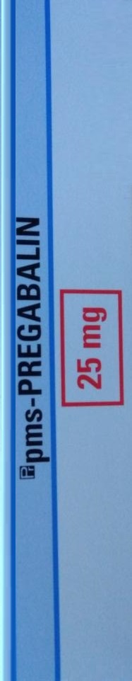 PMS-Pregabalin 25mg